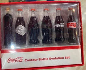 Coca Cola Bottles Collectible Advertising Lot Set Sealed New in Pkg Set of 6  - Picture 1 of 1