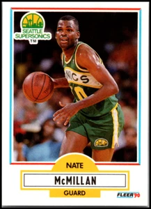 1990 Fleer #181 Nate McMillan -   FREE SHIPPING! - Picture 1 of 2