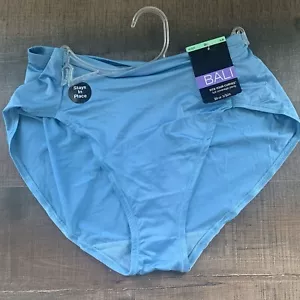 Vintage NWT Bali 2846 Full Cut Briefs Hi-Cut Size 8 XL Blue Underwear Panties - Picture 1 of 6