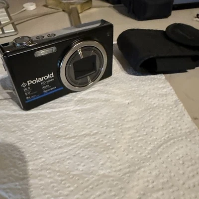 Polaroid Q40 Digitalkamera 16MP Eschenbach-Objektiv Ladestation gut - Bild 1 von 4