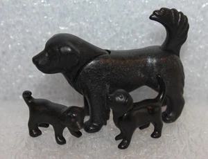 Playmobil Animals " Dog Black Puppies " Zoo Animal Park Farm Ocean Top - Bild 1 von 1
