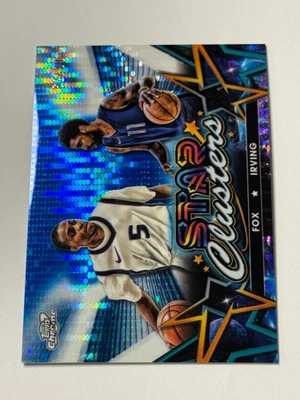 2023-24 Topps Cosmic Chrome Star Clusters Kyrie Irving De'Aaron Fox #SC7 /99 - image 1 of 2