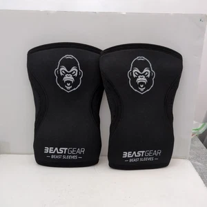 Beast Gear - Premium 5mm Neoprene Compression Knee Sleeves Size: Small - Picture 1 of 10