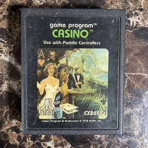Casino for (Atari 2600 1979) Untested - Picture 1 of 4