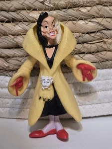 Cruella Deville Disney 101 Dalmatiner Figur Kunststoff beweglich 1991 McDonalds  - Bild 1 von 7
