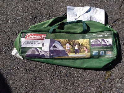 Tienda domo Coleman River Gorge para 6 personas con sistema WeatherTec Foto 1 de 4