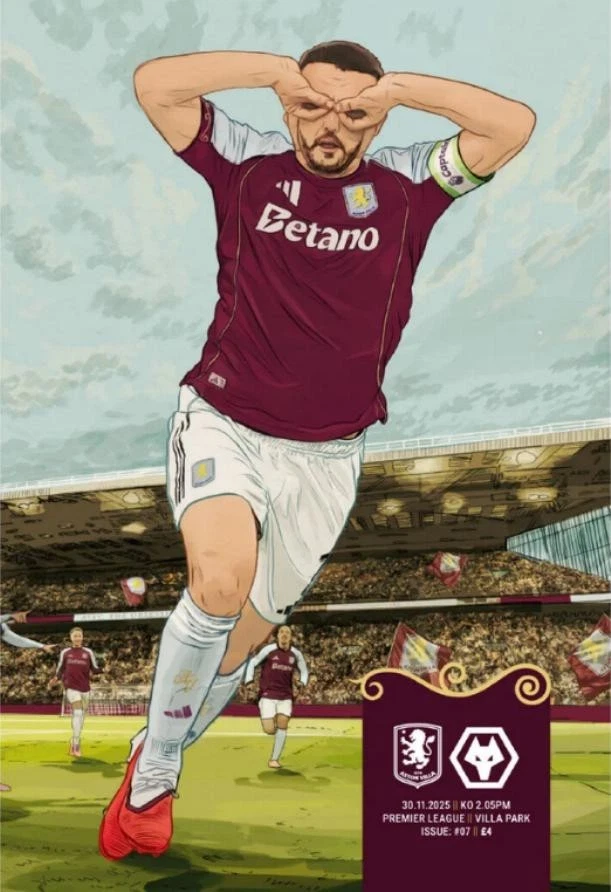 * 2025/26 - ASTON VILLA HOME PROGRAMMES - CHOOSE FROM LIST * - Image 1 of 1