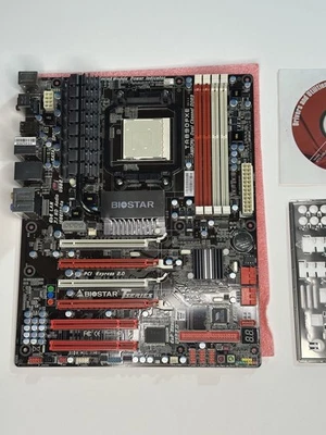 Placa madre de audio USB Biostar TA890FXE AM3 Socket PCIe SATA M.2 usada Foto 1 de 4