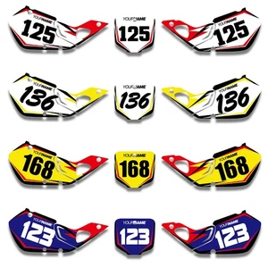 Calcomanías adhesivas de matrícula para Honda CR125R 1998-1999 CR250R 1997-1999 - Imagen 1 de 2