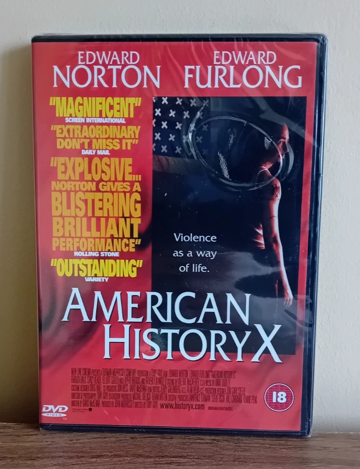 American History X Region 2 DVD New & Sealed PAL UK (1999, Edward Norton) - Image 1 of 1