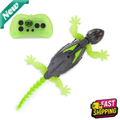 HEX BOTS Wall Crawler Gecko, Rechargeable Remote Control Robot Kids Toys - Image 1 of 4