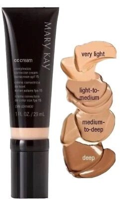 Mary Kay LIGHT To MEDIUM CC Cream (Sunscreen Broad Spectrum SPF 15). - Image 1 of 3