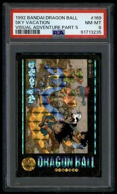 Dragon Ball Japanese Visual Adventure 5 169 Prism Sky Vacation PSA 8 91713235 - Image 1 of 2