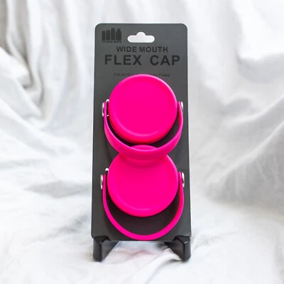 2 pack - Wide Mouth Flex Caps For Hydro Flask ( Pink) - Image 1 of 4