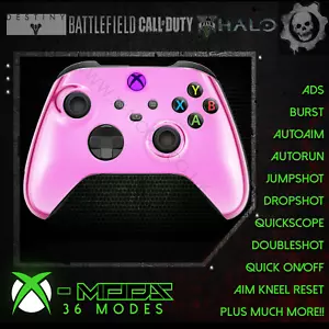XBOX ONE SERIES RAPID FIRE CONTROLLER - CARNAGE MOD 2.0 - CHROME PINK - MODDED - Picture 1 of 7