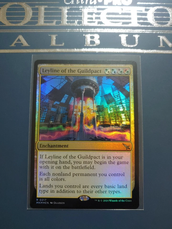Leyline of the Guildpact -Foil- MURDERS AT KARLOV MANOR Rare MKM 217 mtg NM/M - Image 1 of 1