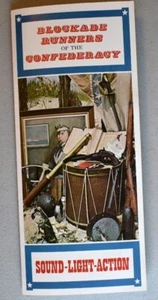 Blockade Runner Confederacy Museum North Carolina 1970's BROCHURE & POSTCARDS - Picture 1 of 5