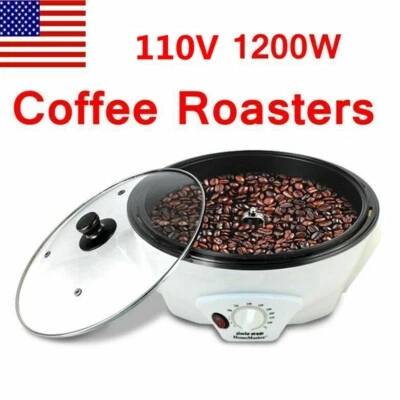 Máquina Tostadora de Café Eléctrica para Hogar 110V 1200W Máquina para Hornear Granos de Café Foto 1 de 4