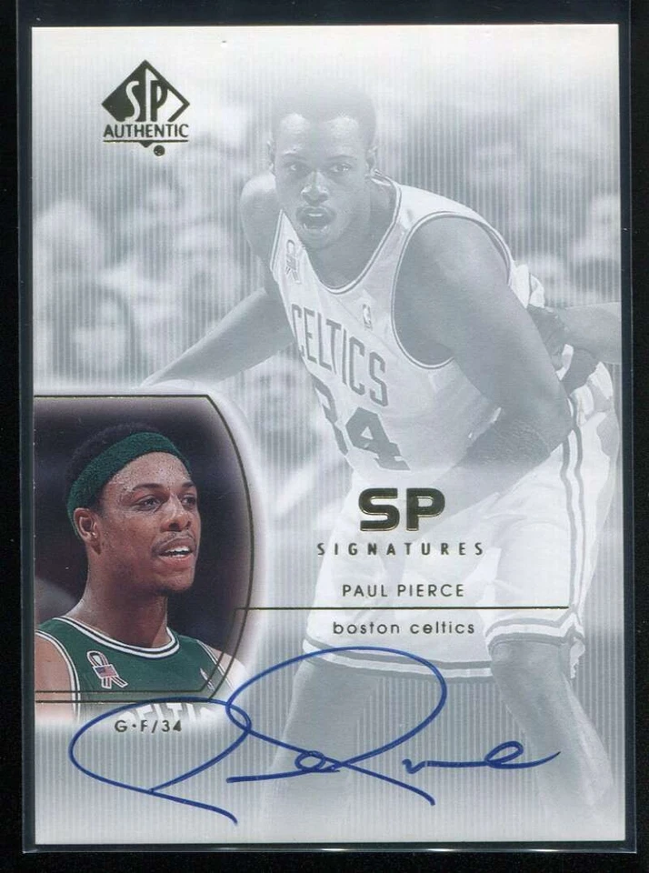 2002-03 SP Authentic SP Signatures PP Paul Pierce Auto - Image 1 of 1