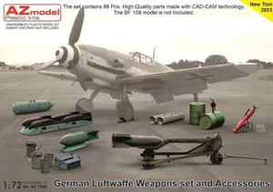 1/72 Luftwaffe Weapons & Accessories Set [Germany] #AZ7860 : AZ MODELS - Picture 1 of 3