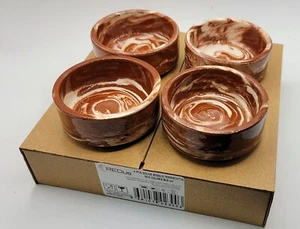 Brand NEW 4Pcs Terracotta Bowls Sauce Serving Dipping Cooking CLEARANCE SALE !! - Picture 1 of 5