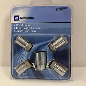 Genuine GM Wheel Locks Chrome 09599472 - Picture 1 of 5