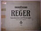 Edition Breitkopf Reger Introduction und Passacaglia Nr.2198 Orgel 1216SM