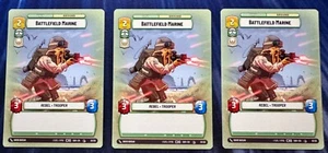 Star Wars Unlimited Spark of Rebellion Weekly Play 3X Battlefield Marine Karten - Bild 1 von 2