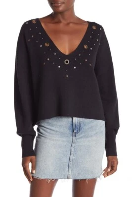 Suéter Wildfox Cline Grommet Star Talla L Foto 1 de 4