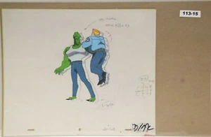Savage Dragon Original Production Drawing And Cel 113-15 - Used Condition - Picture 1 of 5