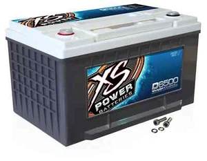 New XS Power D6500 3900 Amp AGM Power Cell Car Audio Battery + Terminal Hardware - Picture 1 of 5