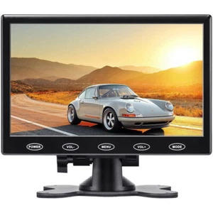 Portable Monitor 7" Display Small LCD Screen AV VGA HDMI USB Security Monitor - Picture 1 of 12