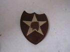 MILITARY PATCH SEW ON DESERT TAN US ARMY 2ND INFANTRY DIVISION