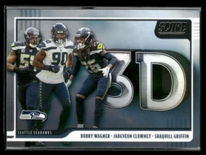 Puntuación 2020 #3D-JBS Bobby Wagner/Jadeveon Clowney/Shaquill Griffin 3D - Imagen 1 de 2