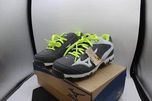 Mizuno Women's 9-Spike Swift 4 Softball Shoe US Size 10 NEW IN BOX GREY /WHITE - Picture 1 of 8