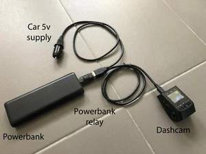 Dash cam power bank battery relay USB car parking recording dashcam powerbank - Picture 1 of 2