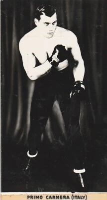 PRIMO CARNERA  ITALIAN BOXER   BOXING NEWS PHOTOS  No.15  - Image 1 of 2