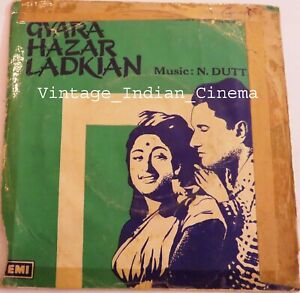 Gyara Hazar Ladkian 1962 Bharat Rafi Bollywood Rare Vinyl Ep 7" Record EMGPE5076