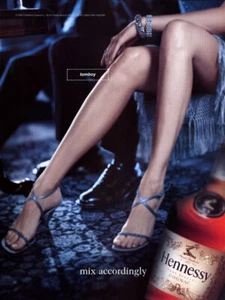 2001 Hennessy Legs 1-seitige MAGAZINANZEIGE - Bild 1 von 1