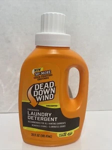 Dead Down Wind Laundry Detergent Unscented Scent Prevention Eliminator 20oz - Picture 1 of 2