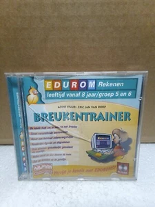 BreukenTrainer EDUROM PC CD-ROM Jewel Case, NEW, RETRO-VINTAGE! RARE - Afbeelding 1 van 4