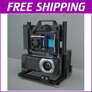 Open Air Frame Case for EATX/ATX/M-ATX/ITX - DIY Adjustable Aluminum Chassis - Picture 1 of 9