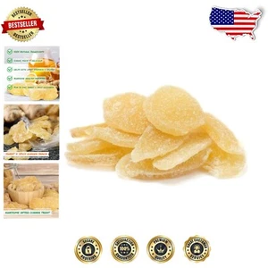 5 lbs Crystallized Ginger Slices | , Kosher, Natural Sweet Snacks - Picture 1 of 9