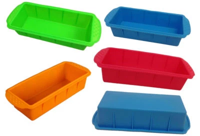 Silikonbackform Brotbackform Kastenform Kuchenform Backform Antihaft (Glatt) - Bild 1 von 3