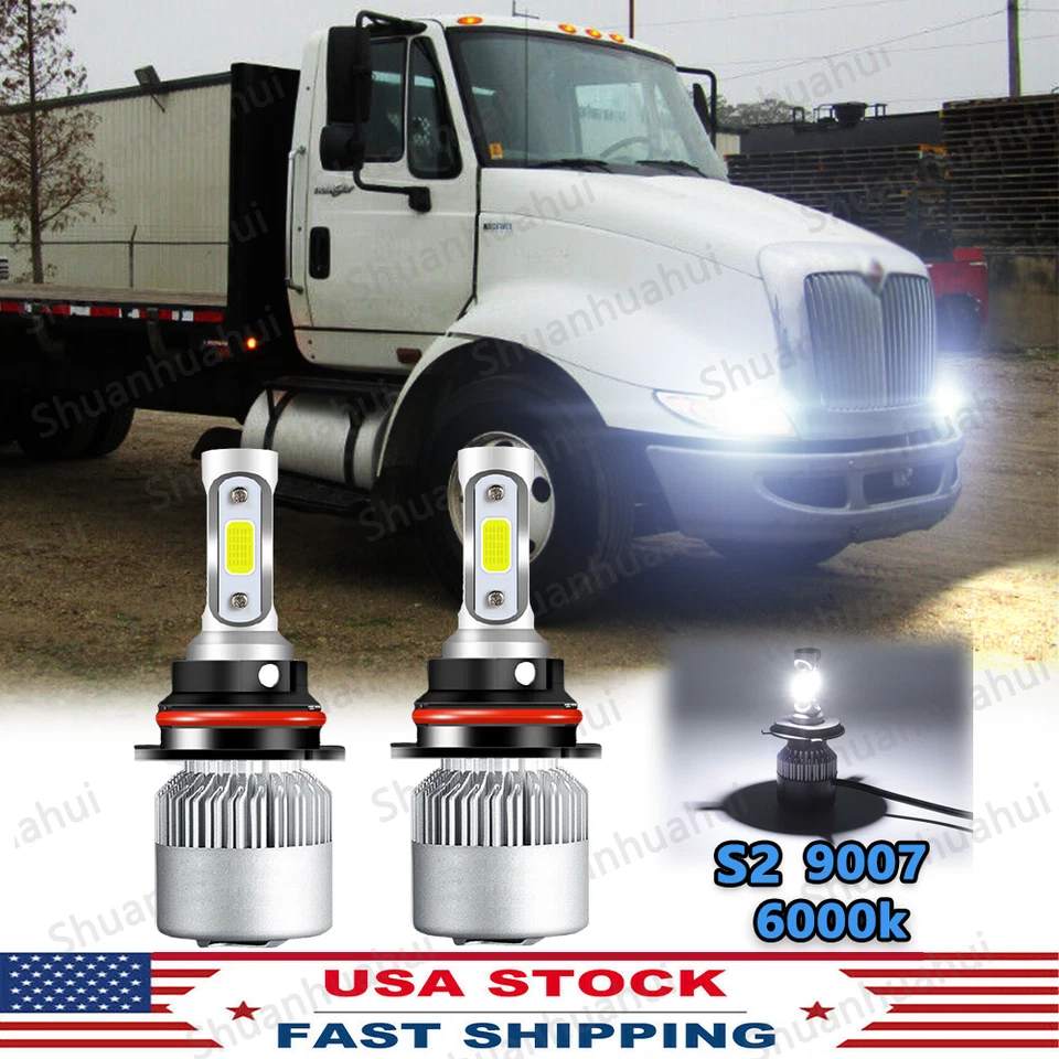 Para International 4100 4200 4300 4400 8500 8600 -2X Bombilla Faro LED Foto 1 de 4