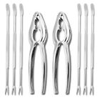 8 Piece Seafood Tool Kit, Stainless Steel Crab Leg and Forks Cracksi