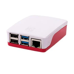 Funda oficial Raspberry Pi 4 - roja/blanca - Imagen 1 de 1