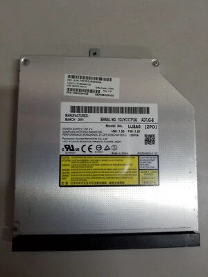 UNIDAD SATA DE DOBLE CAPA TOSHIBA SATELLITE C655 C655D DVD-RW "UJ8A0 Foto 1 de 2
