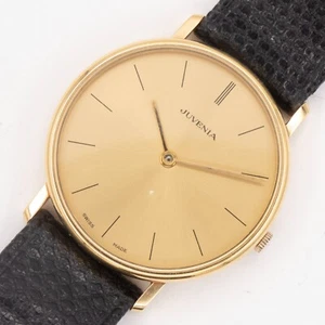 Vintage Juvenia Caliber MFG 1115 Gold Plated & S/S Wristwatch, Keeps Time - Picture 1 of 12