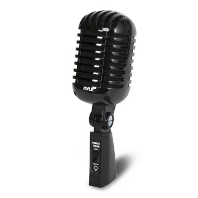 Pyle Classic Retro Dynamic Vocal Microphone - Old Vintage Style Unidirectiona... - Image 1 of 4